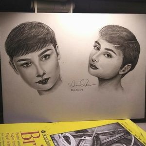Audrey Hepburn Drawing